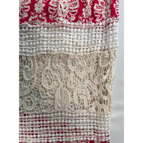 Anthropologie Sunday in Brooklyn Maxi Dress Slvless Crochet Size SMALL - Picture 7 of 12